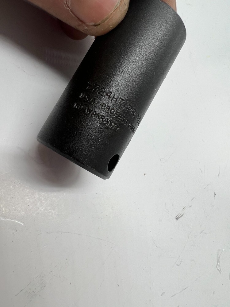 (QTY 2) PROTO J7724HT Deep Length Thin Wall Socket Made in USA