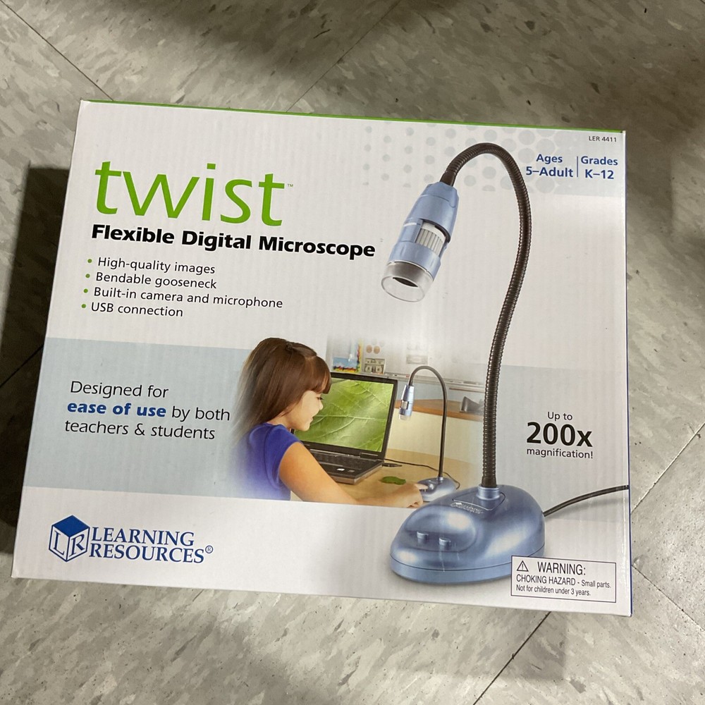 Twist Flexible Digital Microscope - Learning Resources