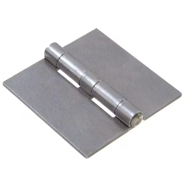 Hardware Essentials Weldable Surface Hinge Square Corner Plain Steel (4-1/2")