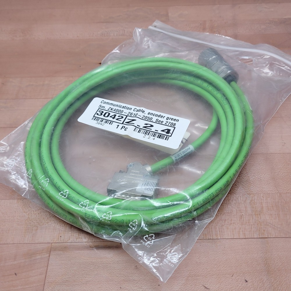 BeckHoff ZK4000-2610-2050 Encoder Cable, Green, 5M - NEW