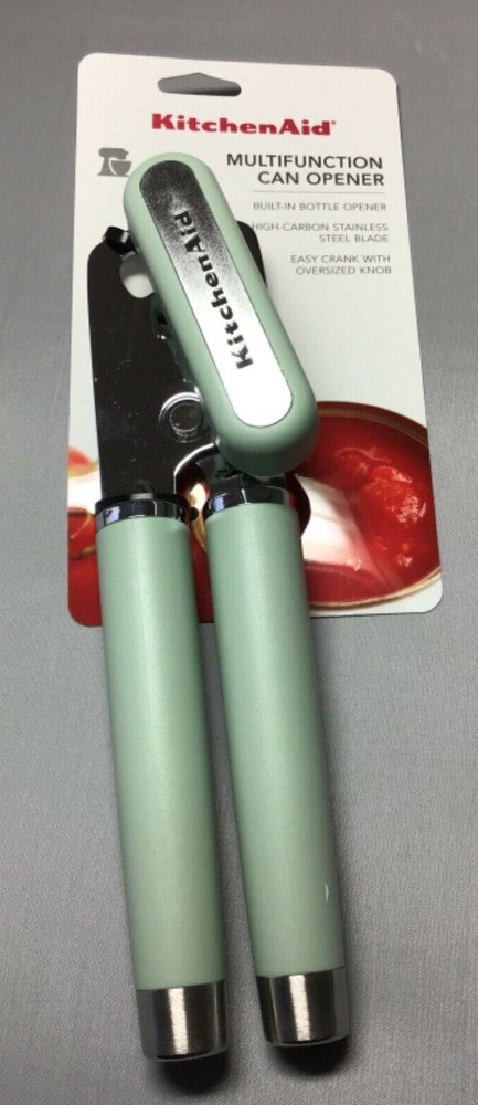 KITCHENAID MULTIFUNCTION CAN OPENER LIGHT GREEN NIP