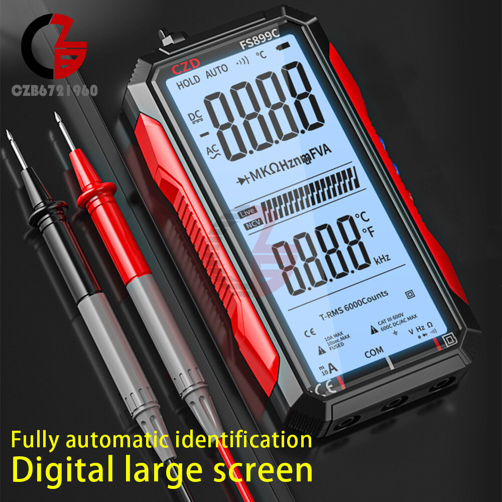 CZD-FS899C Digital Multimeter Auto AC/DC Voltage Current Frequency Meter