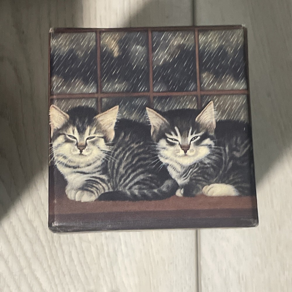Complete Set of 7 Bobs Boxes Cat Decor Design Stackable Nesting Boxes