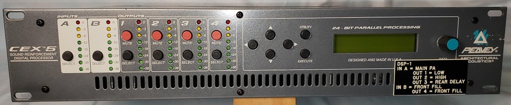 Peavey CEX 5 DSP (Speaker Management System)
