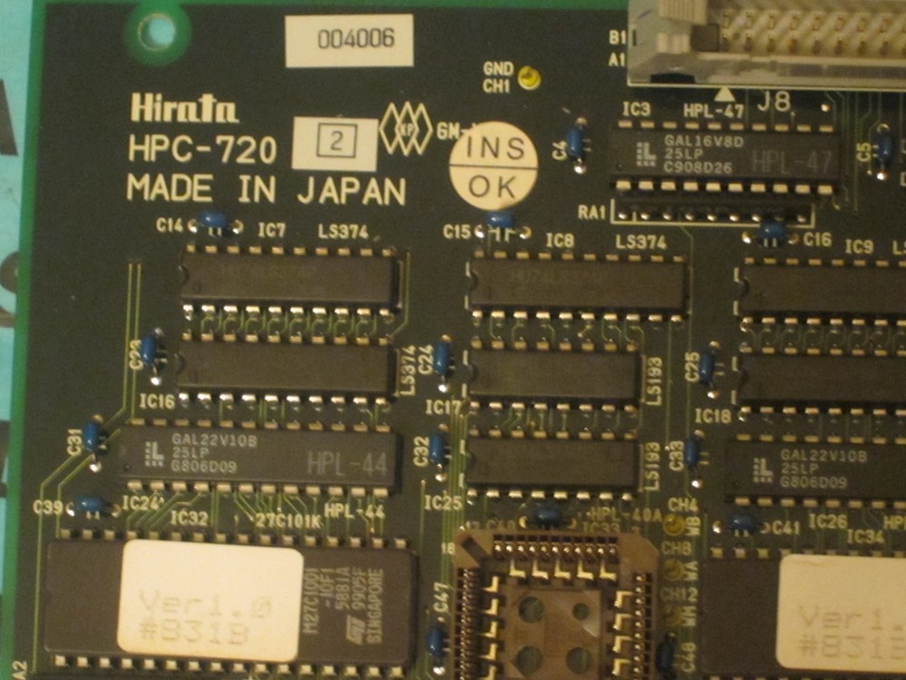 Hirata HPC-720-2 Servo Control Board HPC7202 New