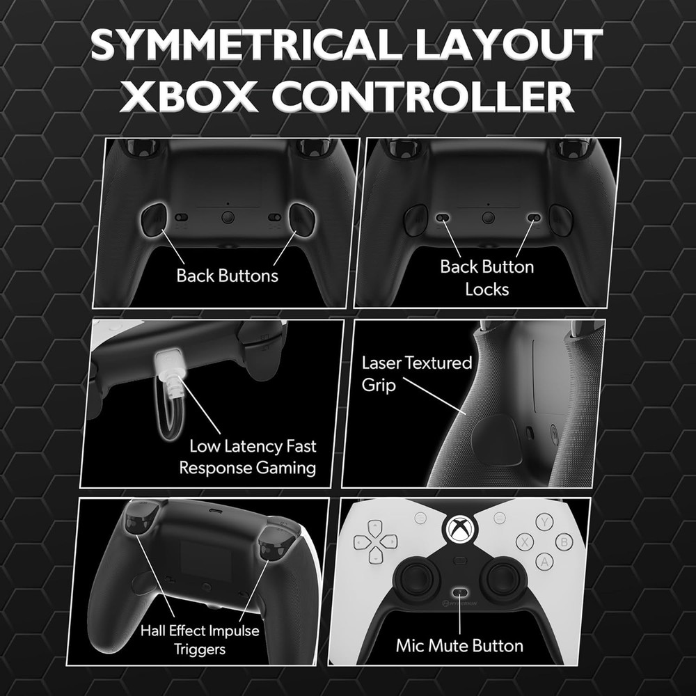Hyperkin The Competitor Wired Controller for Xbox Series X|S, One White