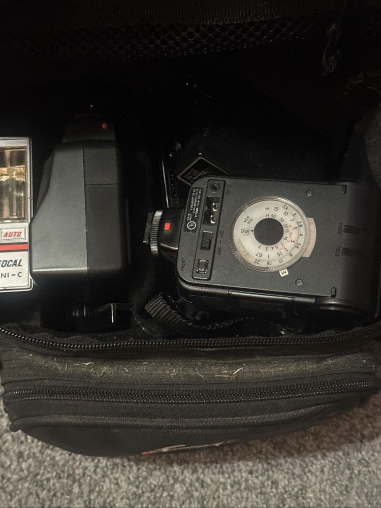 Vintage Camera & Lense with Accessories Untested