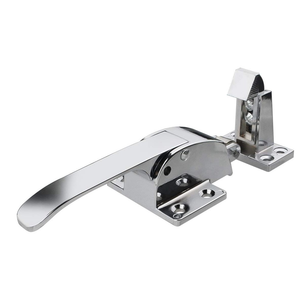 Xnrtop Adjustable Latch Spring Loaded Walk in Freezer Cooler Door Silver