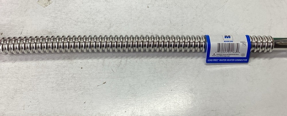 Mainline MLW0148002 Water Heater Connector Hose 3/4" FIP X 3/4" FIP X 18"