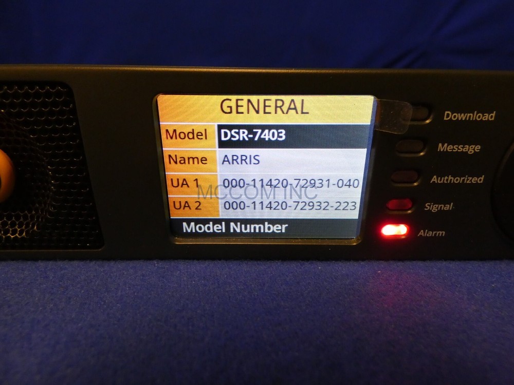 Arris DSR-7403 Commercial Integrated Satellite Receiver/Transcoder