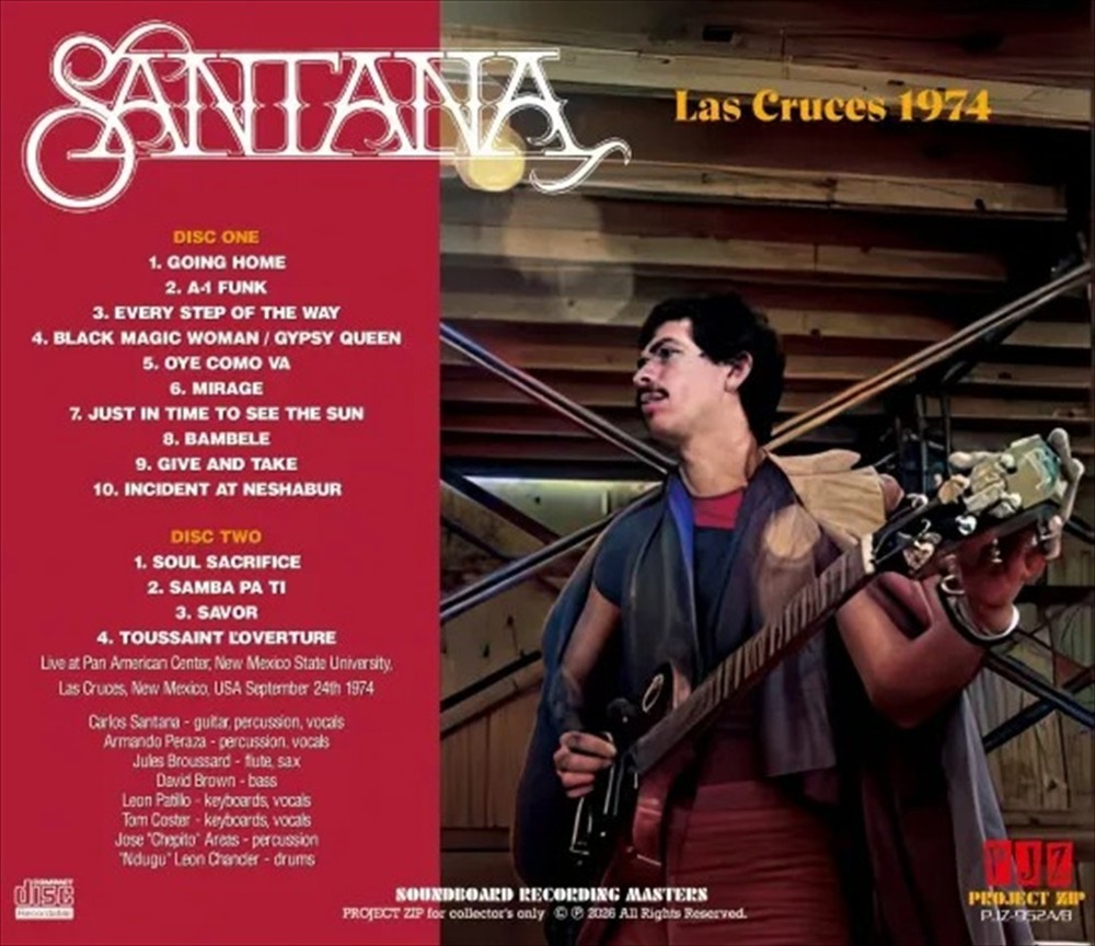 SANTANA / LAS CRUCES 1974 / 2CD