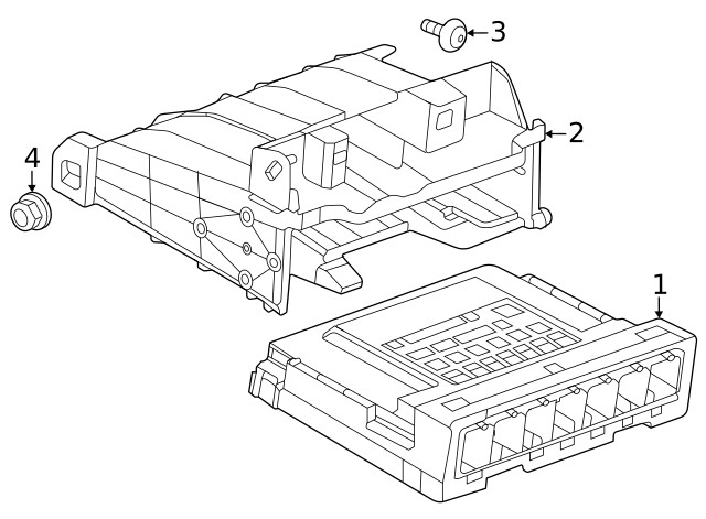 Genuine GM Mount Bracket 60007824