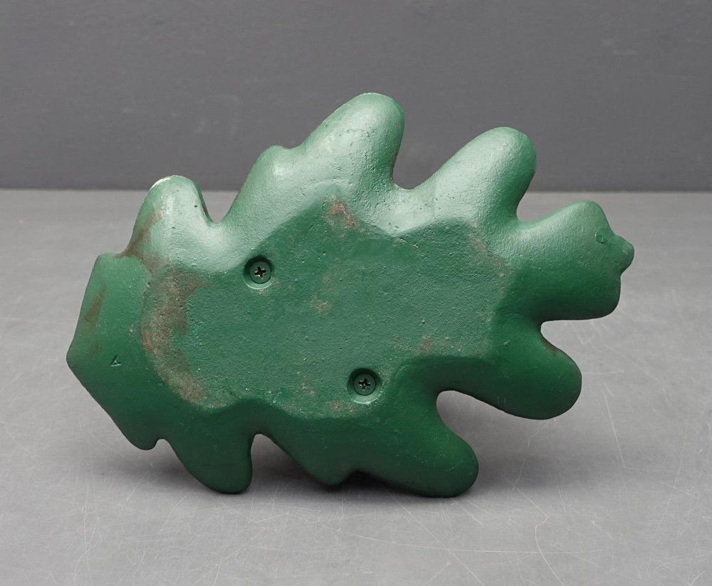 Cast Iron MCM Bear Standing on Leaf Nutcracker 9.5" x 7.5" Unmarked