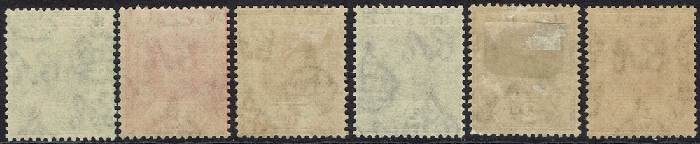 NIGERIA 1921 KGV ½D - 2D WMK MULTI SCRIPT CA