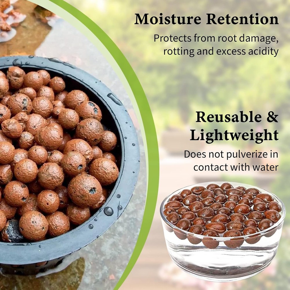 19 lbs Hydroton Clay Pebbles for Growing Orchids