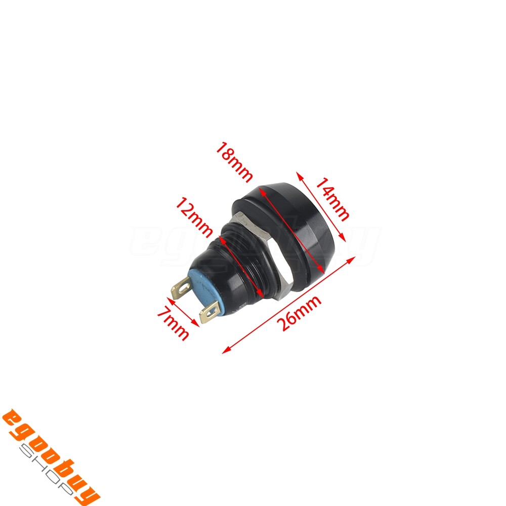 Black Handlebar Controller Switch Button For Harley Bobber Chopper Cafe Racer