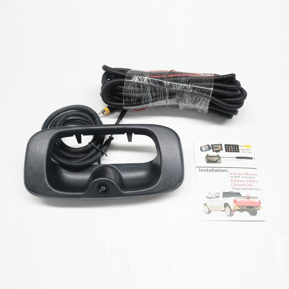 For Chevrolet Silverado/GMC Sierra (99-06) Black Tailgate Handle Backup Camera