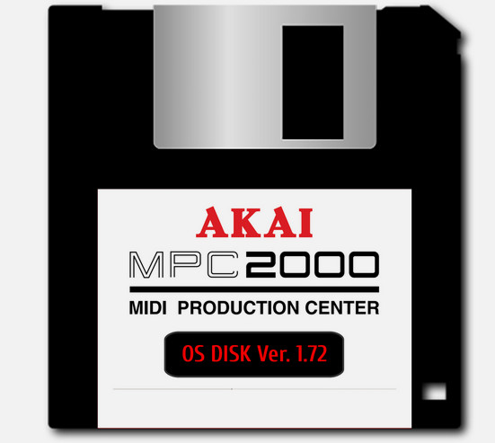 Akai MPC 2000 OS Ver. 1.72 Floppy Disk Boot Disk Operating System