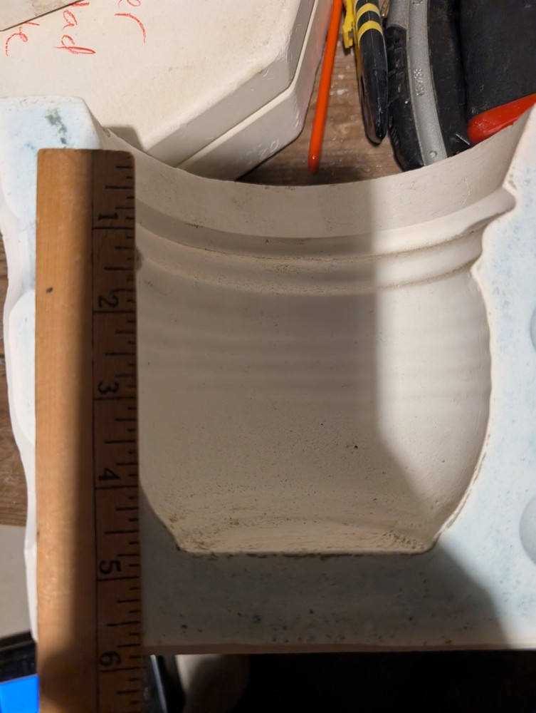 Stoneware Pot Planter Vintage Slip Casting Ceramic Mold