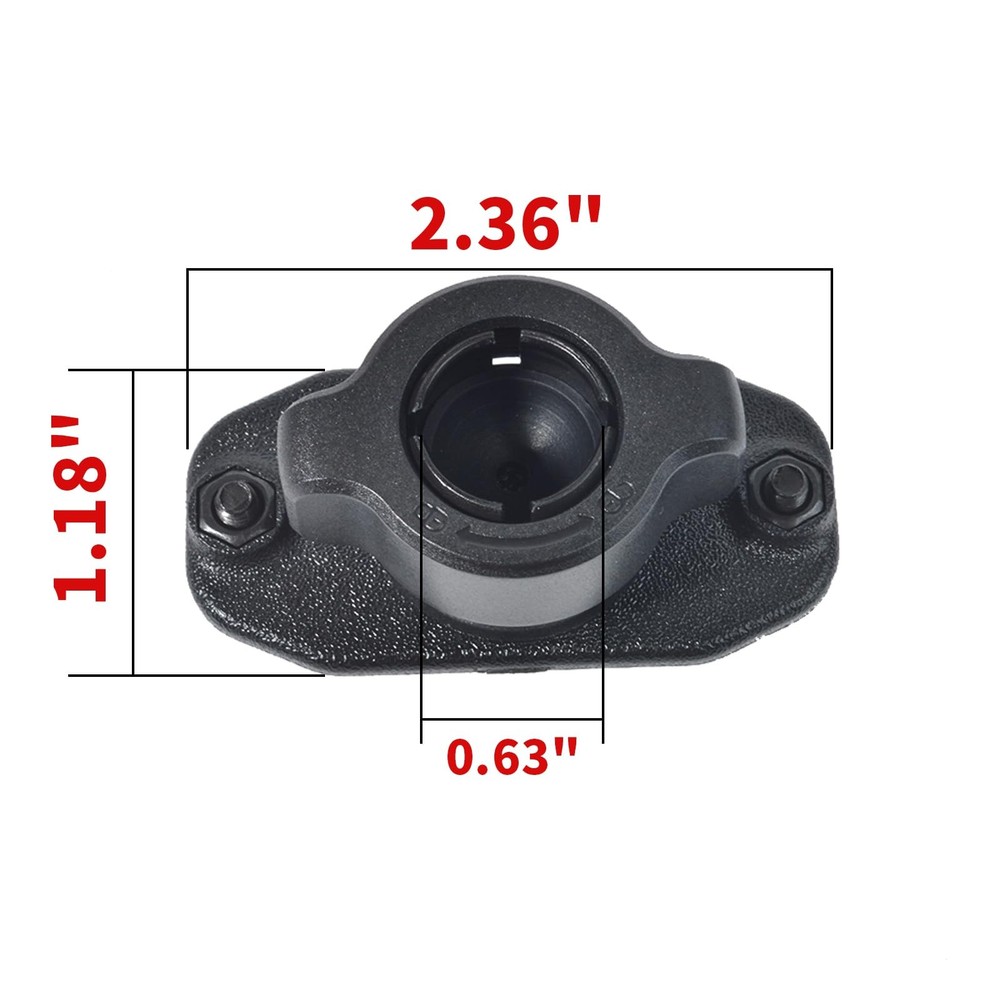 Universal Mobile Transceiver Holder Mount, Ball Joint Connector Socket Replac...