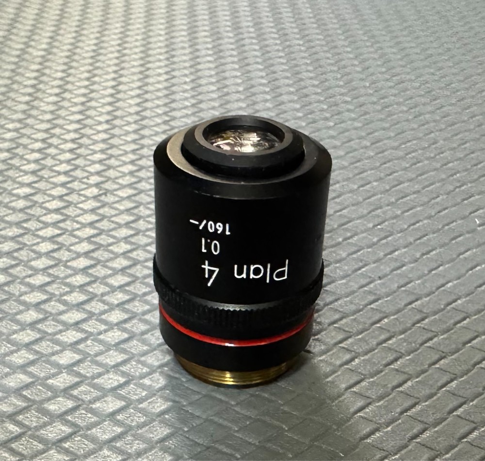 Nikon Plan 4X/0.1 Microscope Objective Lens 160mm