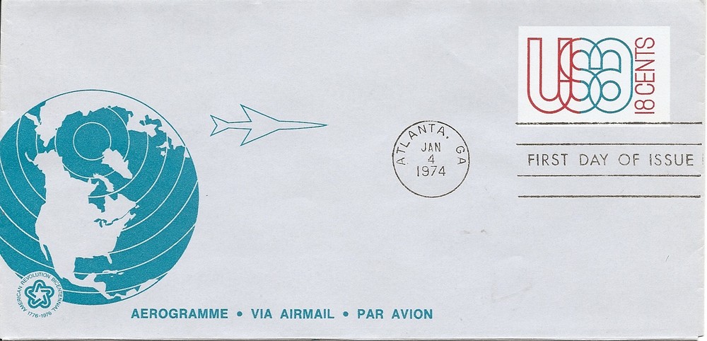 US SC # UC48 Letter Sheet FDC. No Cachet