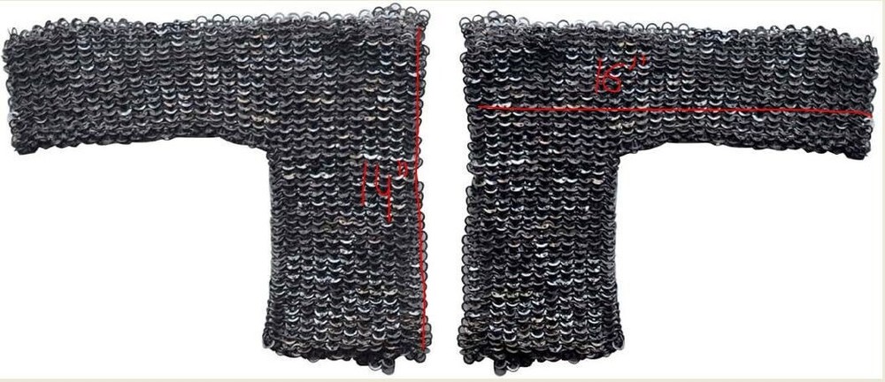 6 mm Chainmail Flat Dome Riveted Alternating Solid Mild Steel Voider Maille