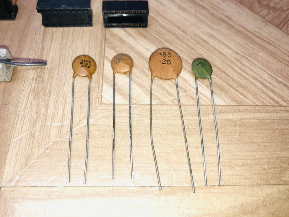 Lot Electronics Ceramic Disc Capacitors Dip Socket Power Diode Resistor NEC Chip