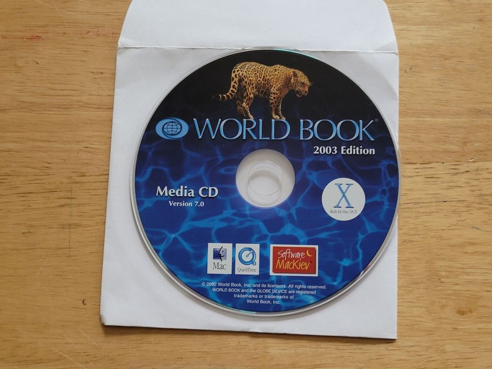 World Book 2003 Edition Media CD Version 7.0