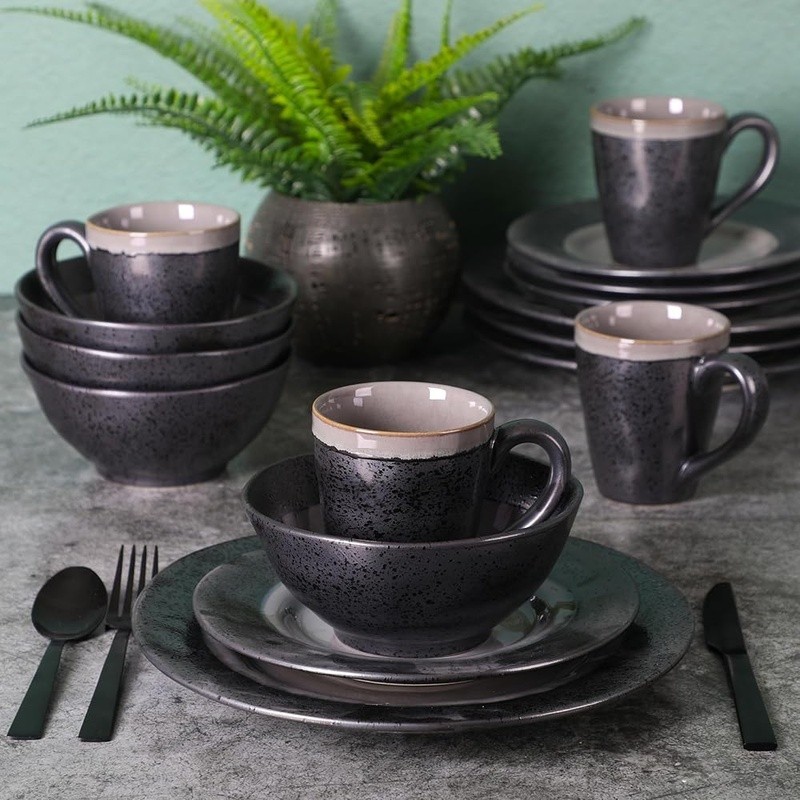 Game of Thrones Inspired Stoneware Dinnerware Set Reactive Glaze Dishware New