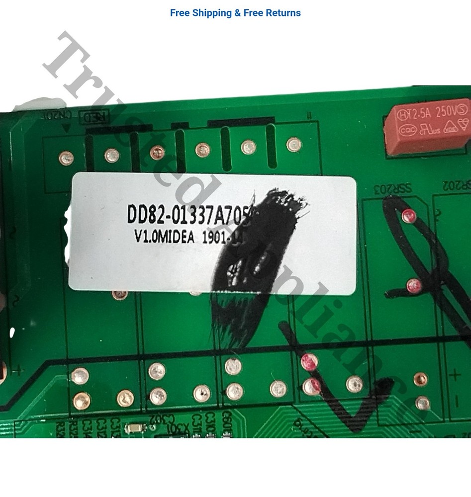 Samsung Dishwasher Control BOARD PART # DD82-01337A