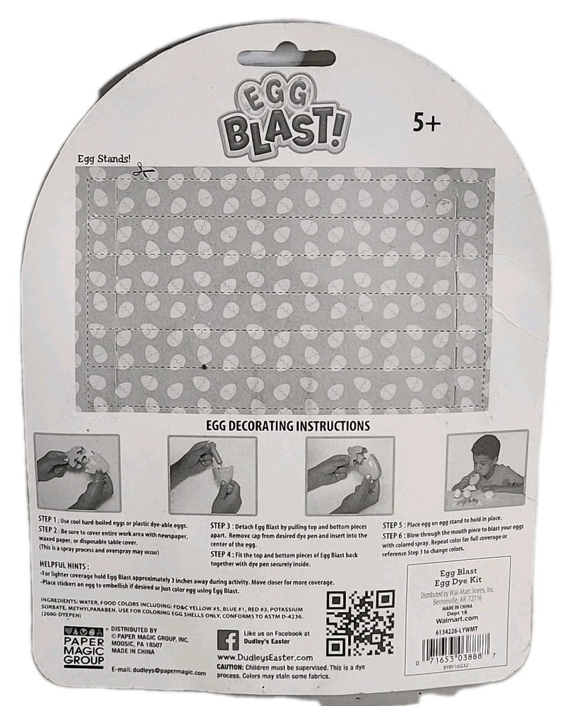 Dudleys Egg Blast Easter Decorating Kit Design Eggs In A Blast (TCBB)