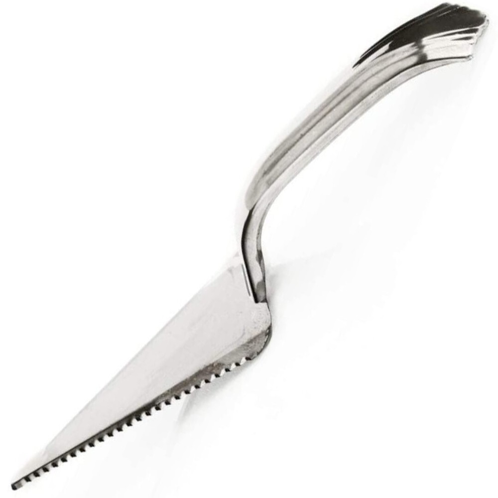 9 Pack - 10 Inch Silver Disposable Plastic Cake Servers | Events & Caterings