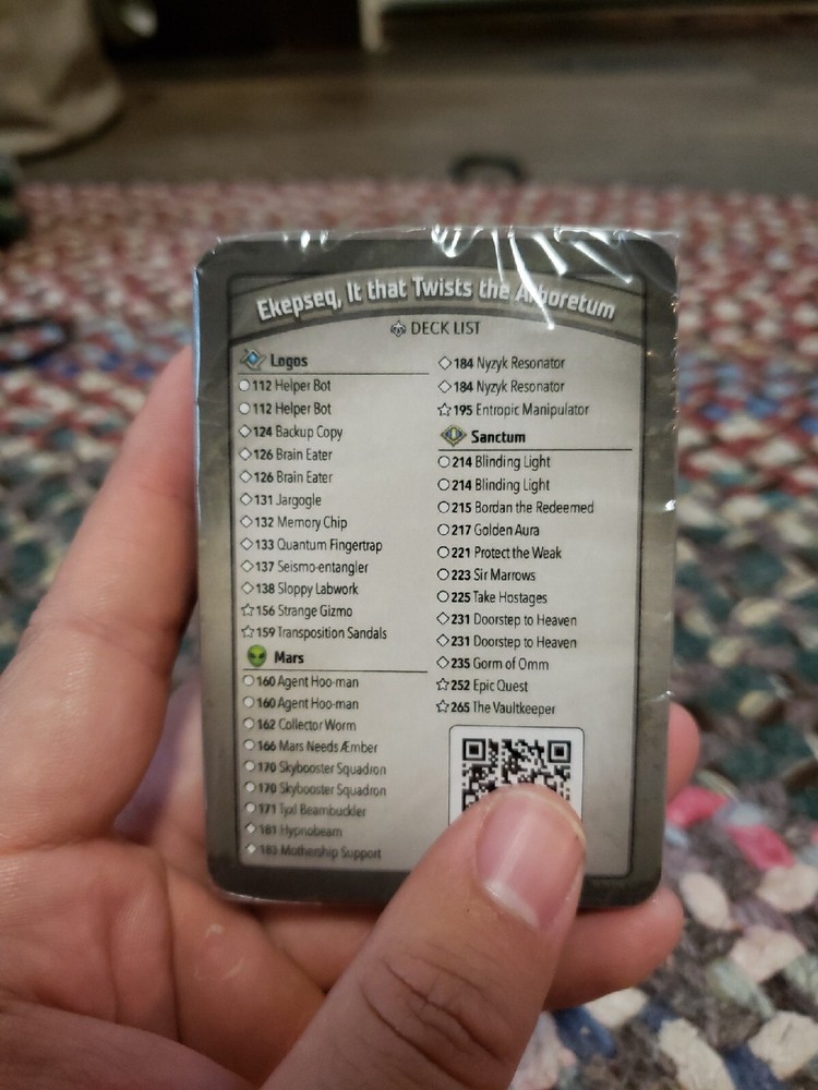 Keyforge Deck 70SAS Epic Quest, x2 Helper Bot