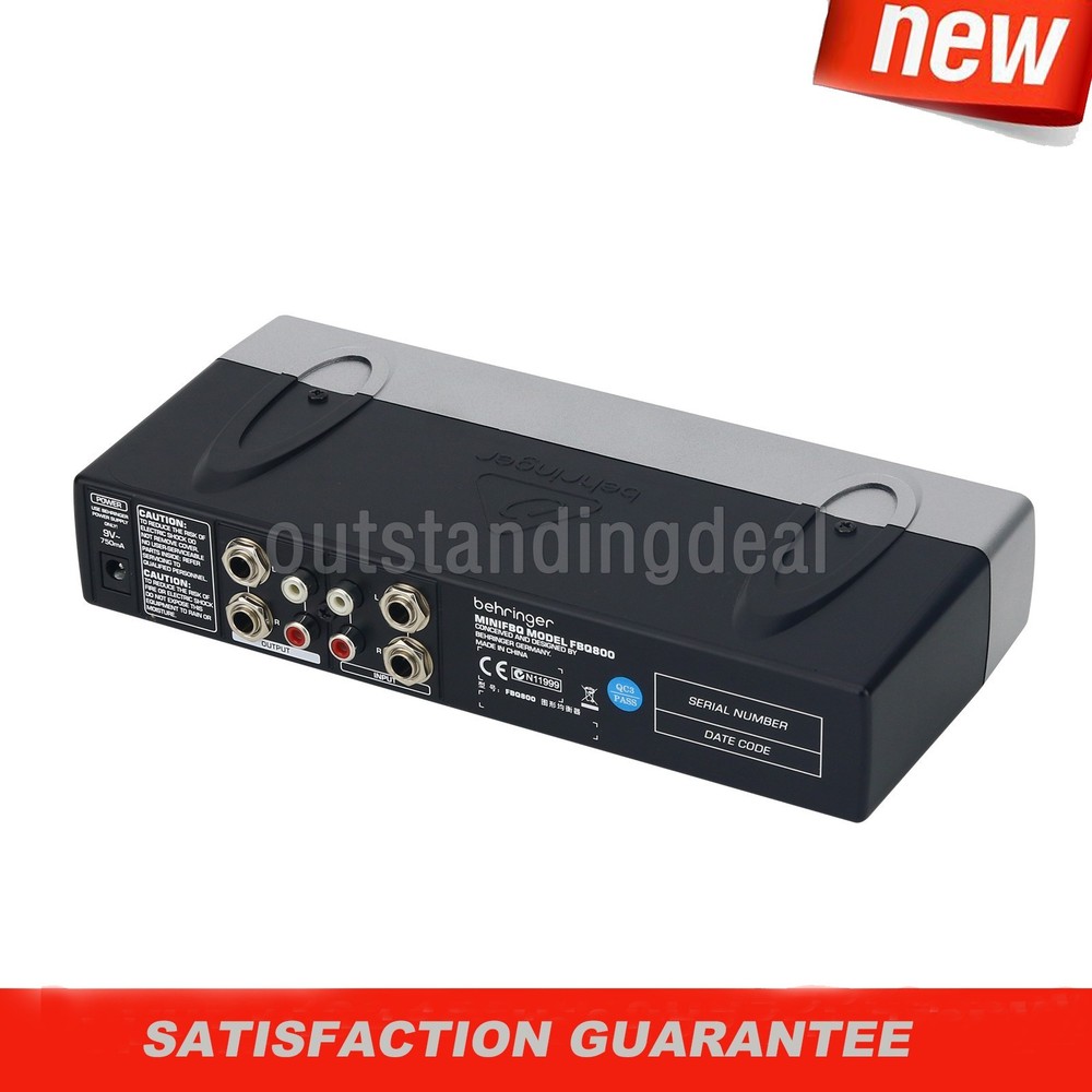 FBQ800 9-Band Graphic EQ Equalizer Feedback Suppressor Anti-howling Equalizer