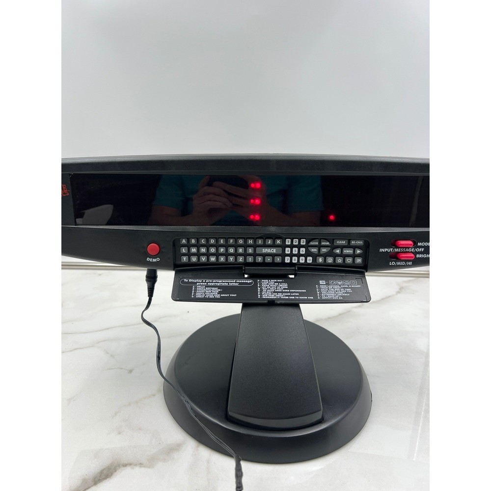 Be-Boppin Boogie Lights Programmable Message Light Vintage LED Scrolling Sign