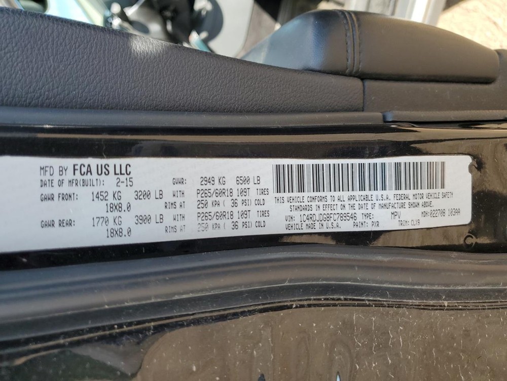 Used Park Assist Control Module fits: 2015 Dodge Durango Driver Assist park assi