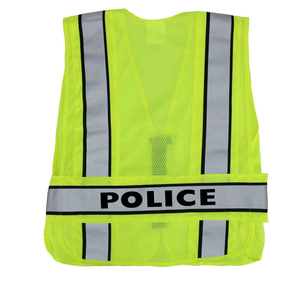 High Visibility Reflective Duty Safety Vests Plain and ID (Security)