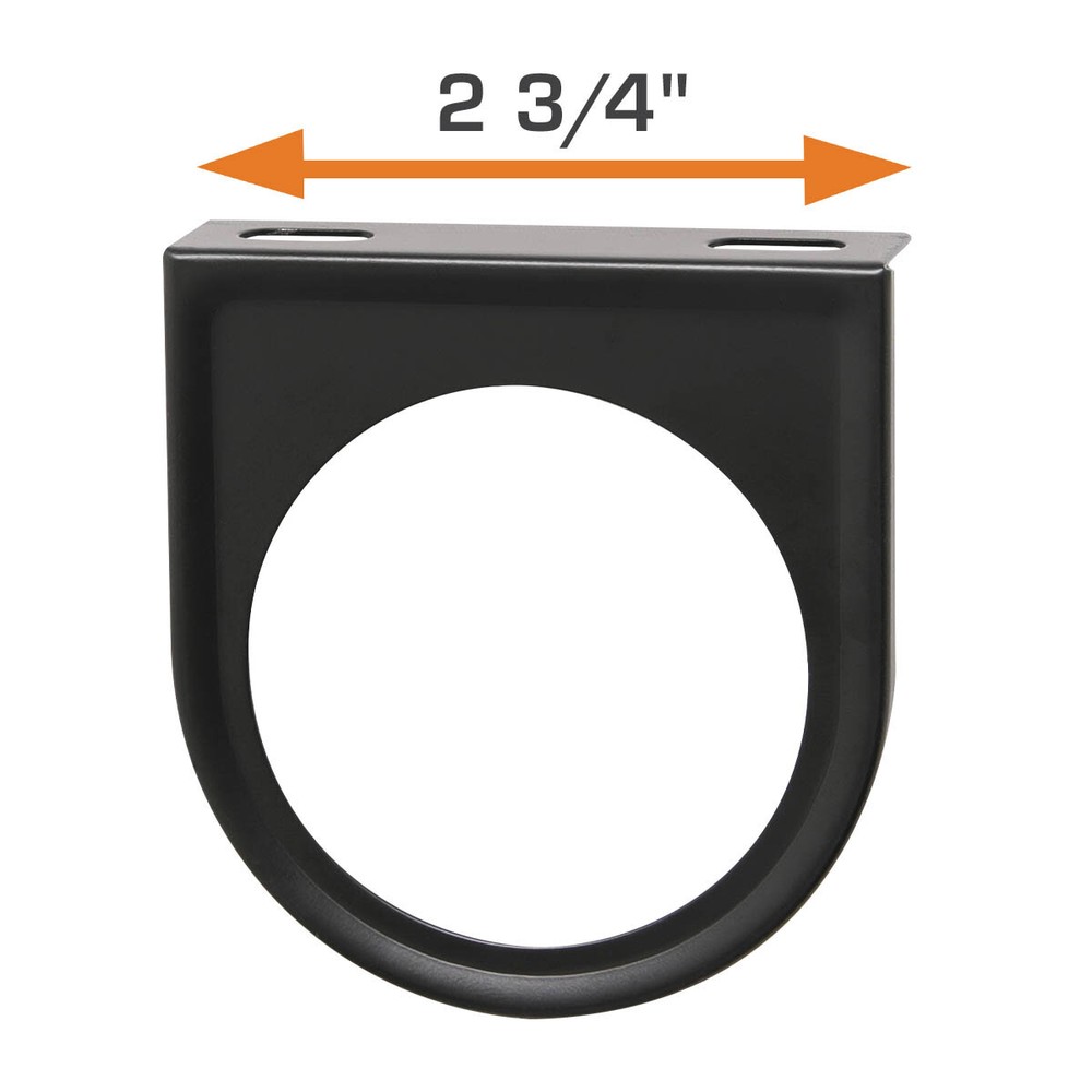 GlowShift Universal 52mm Single Gauge Under Dash Mounting Bracket Pod