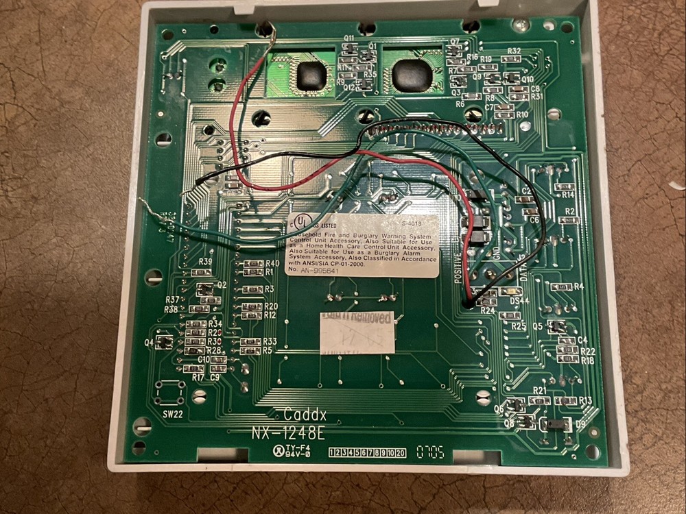 GE / Caddx NX-124E Security Control Keypad