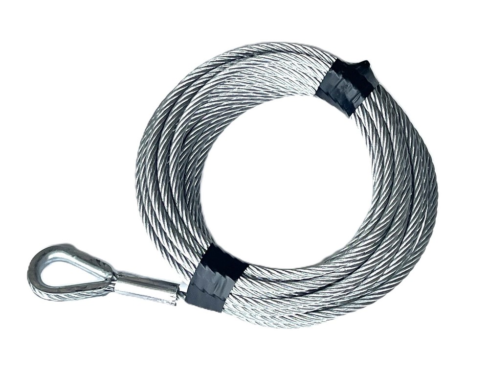 5/16" x 50 ft Galvanized Wire Rope Winch Cable