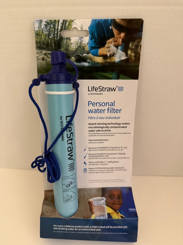 New LifeStraw Personal Water Filter by Vestergaad