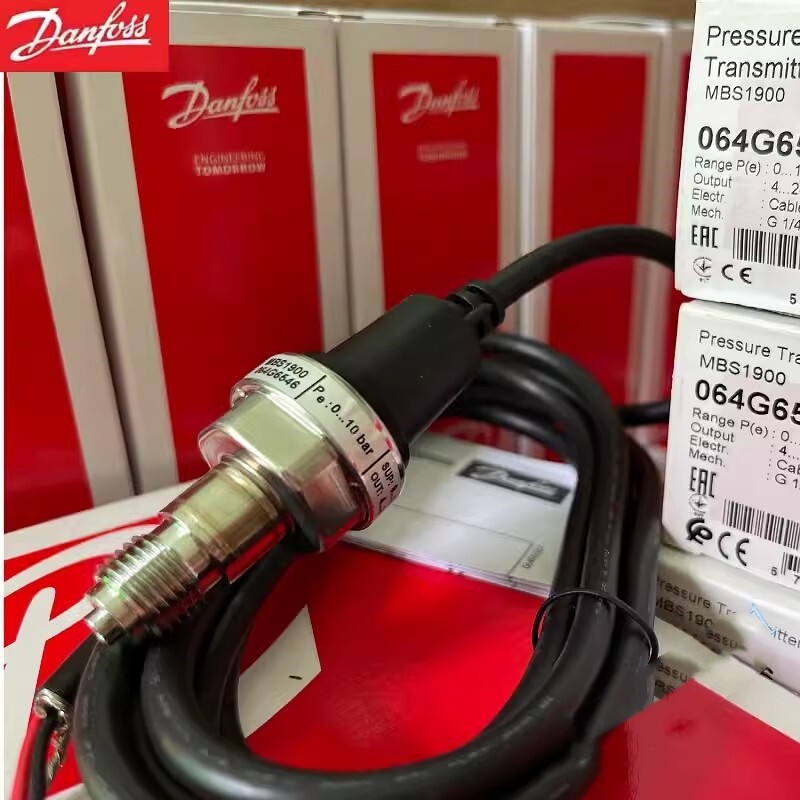 1pcs Danfoss Pressure Transmitter Sensor MBS1900 064G6546 0-10bar
