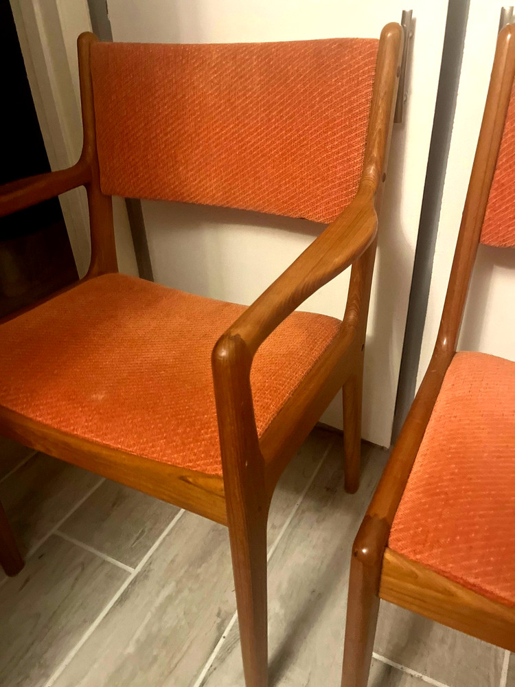Mid-Century Modern Danish Teak Table and Chairs