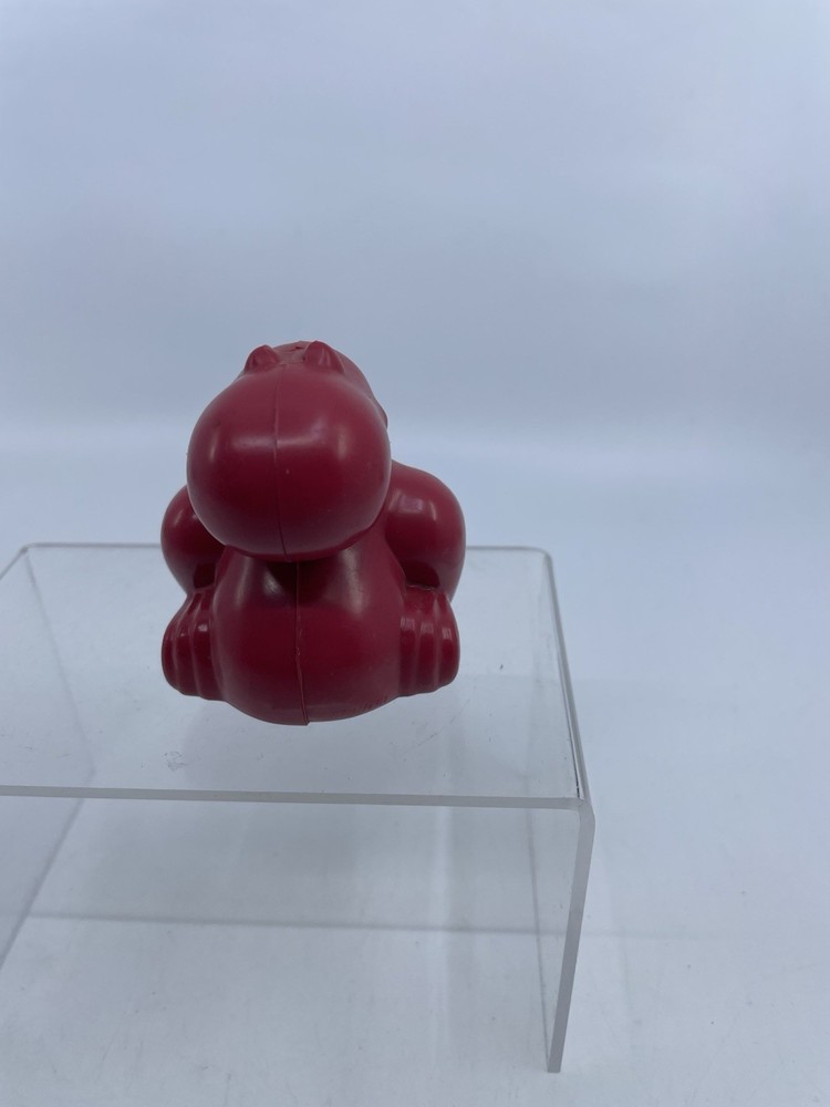 Vintage 1984 Willy Wonka Nerds Candy Container Red Berry Empty Plastic 2 1/2"