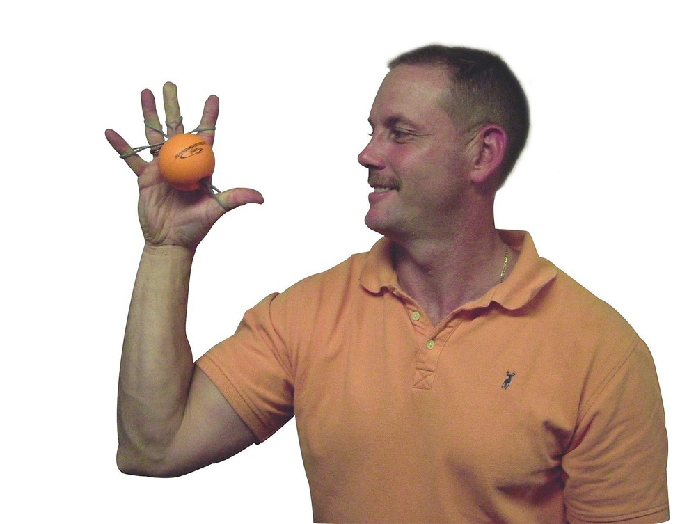 Physical Therapy Hand Exerciser - Forearm Exerciser with Stress Relief Ball -...
