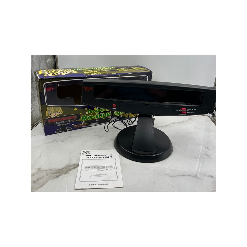 Be-Boppin Boogie Lights Programmable Message Light Vintage LED Scrolling Sign