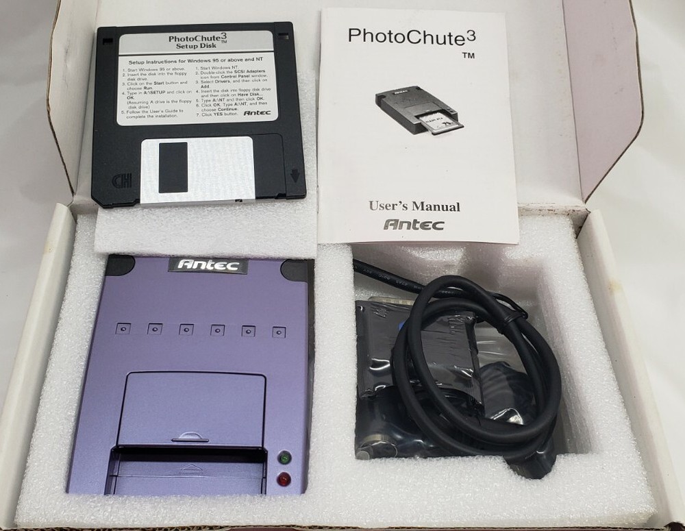 Antec PhotoChute 3 Digital Camera PC connection complete adapter