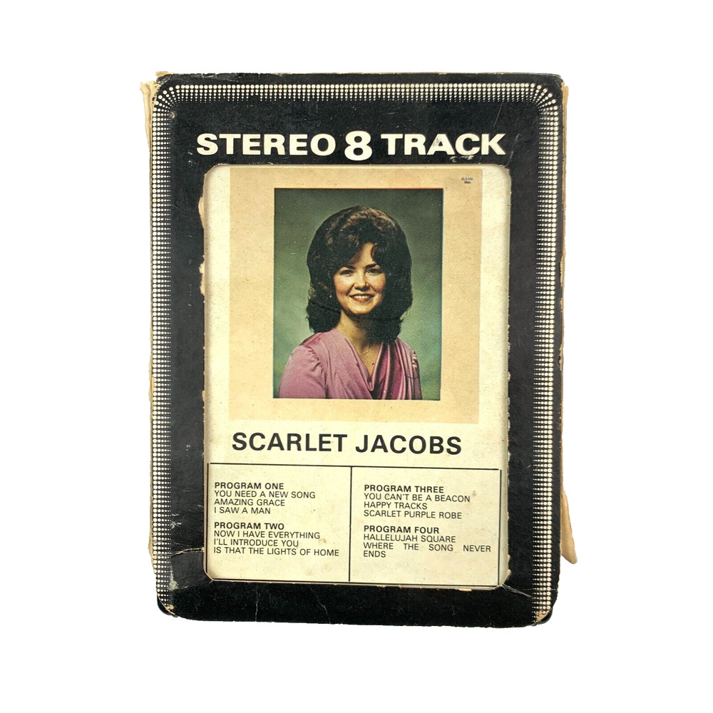 Scarlet Jacobs 8-Track Tape SV-4-8-81 Untested