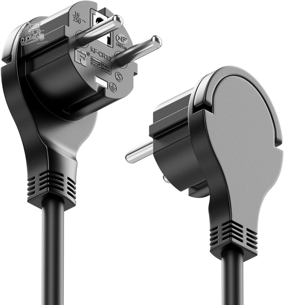 3 Outlet Compartments With Flat Connector Electrical Cable for Inter